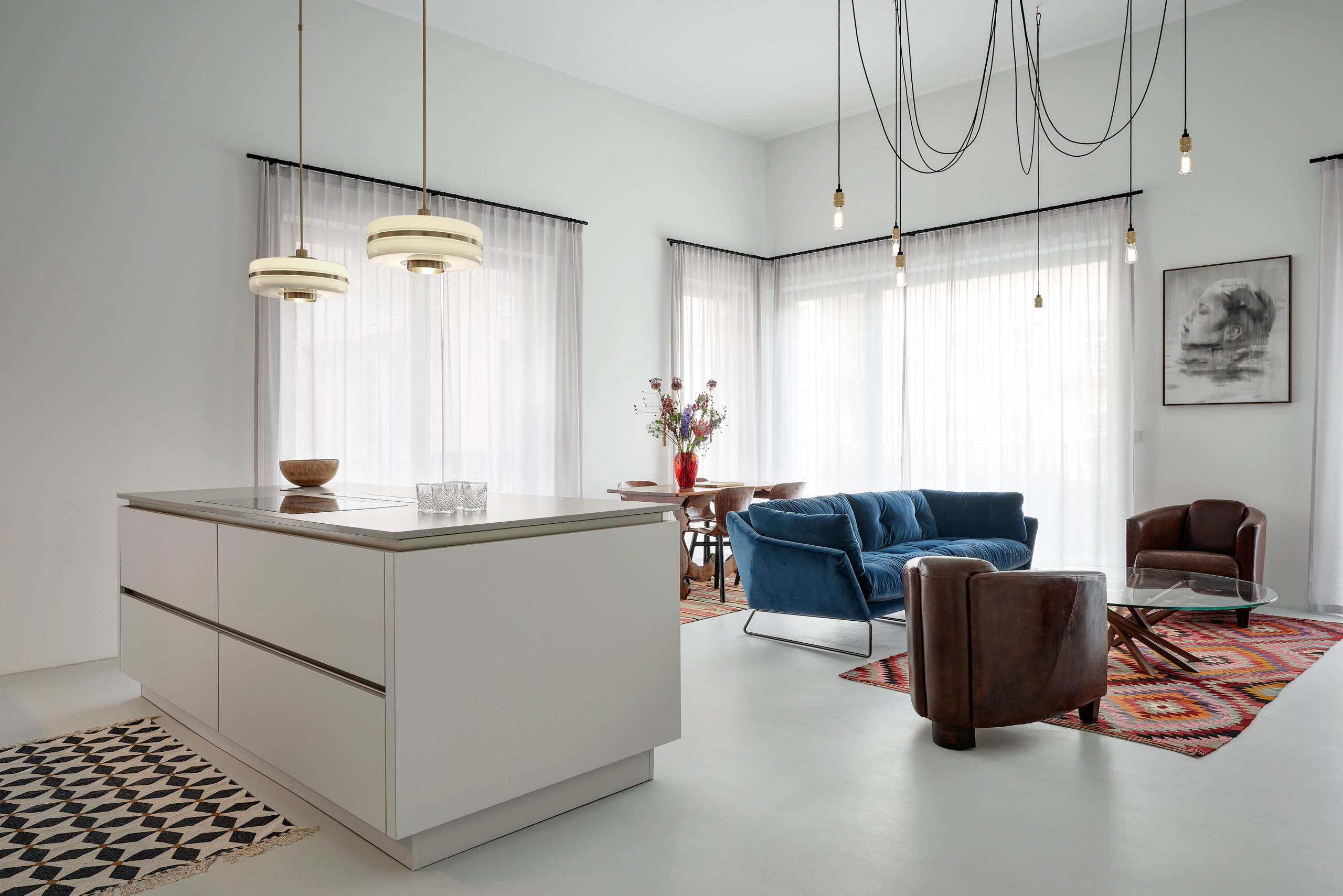 Greifswalder.34-Prenzlauer Berg-Berlin-Urban-Loft-open kitchen-living